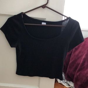 Black Crop Top